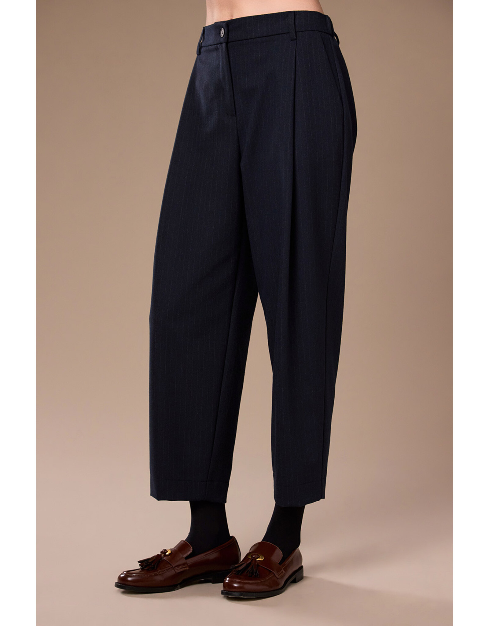 Peruzzi Shadow Stripe Barrel Trouser