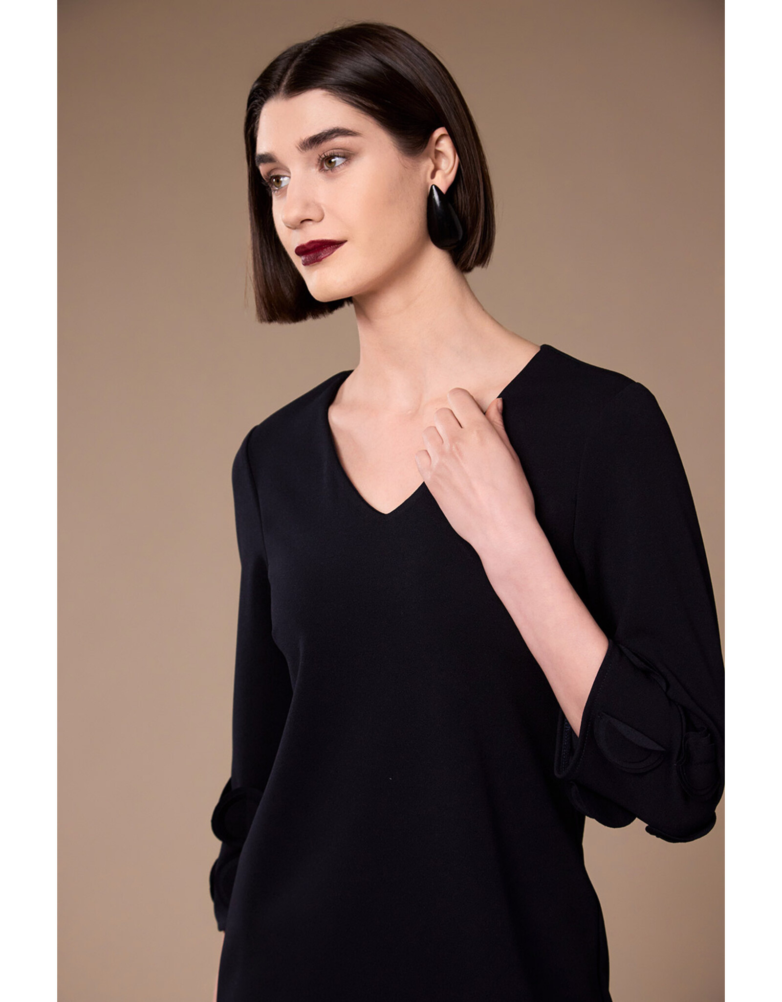 Peruzzi Frill Sleeve Dress