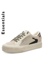 Tamaris Taupe Glitter Trainer
