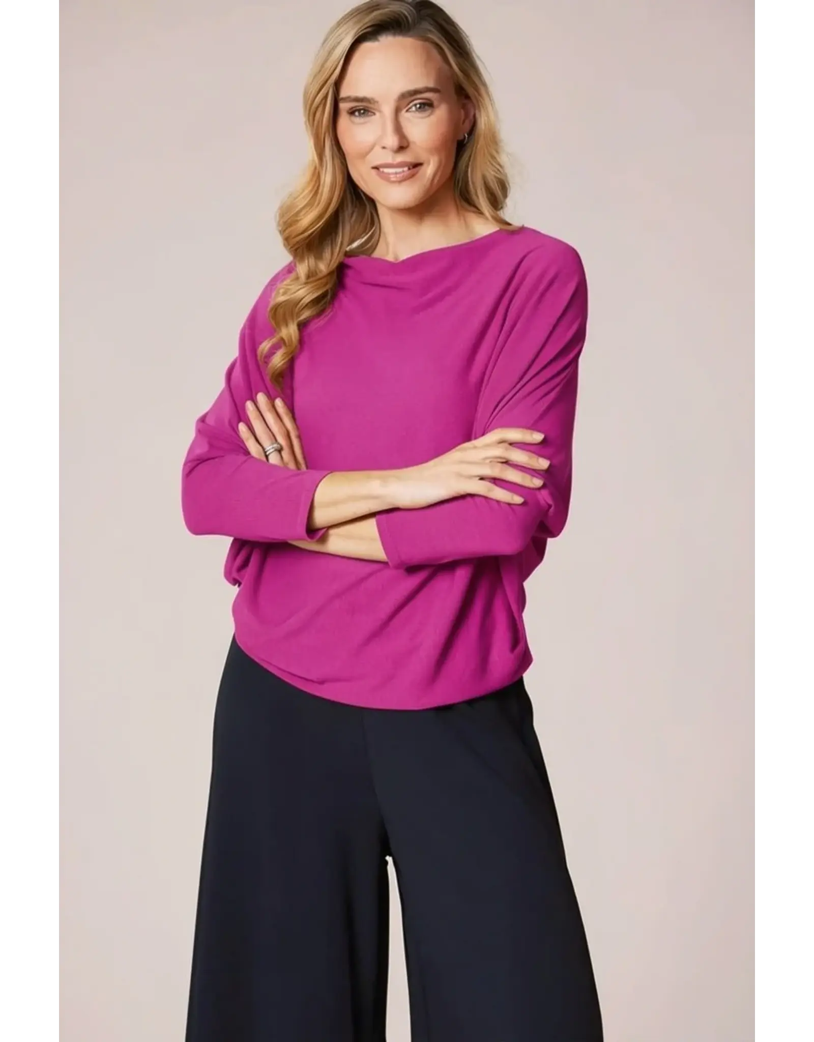 d.e.c.k Cowl Neck Top