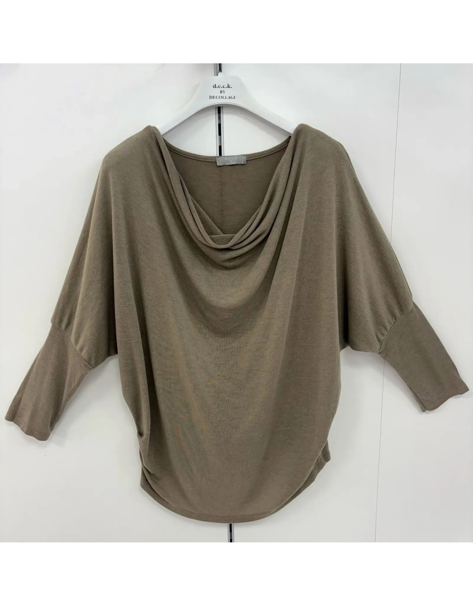 d.e.c.k Cowl Neck Top
