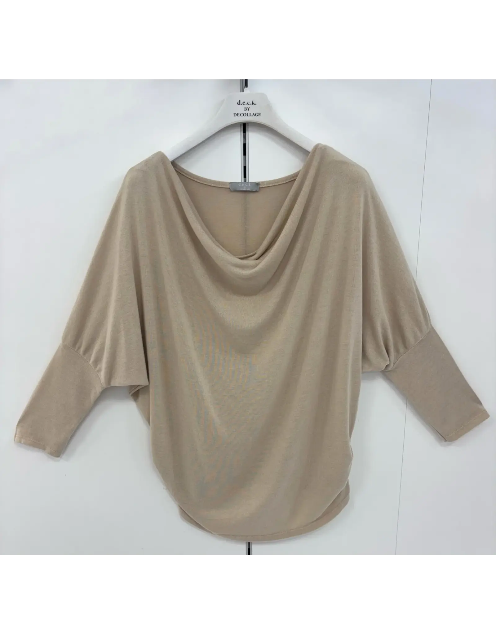 d.e.c.k Cowl Neck Top