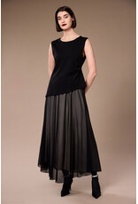 Peruzzi Tulle Black Dress