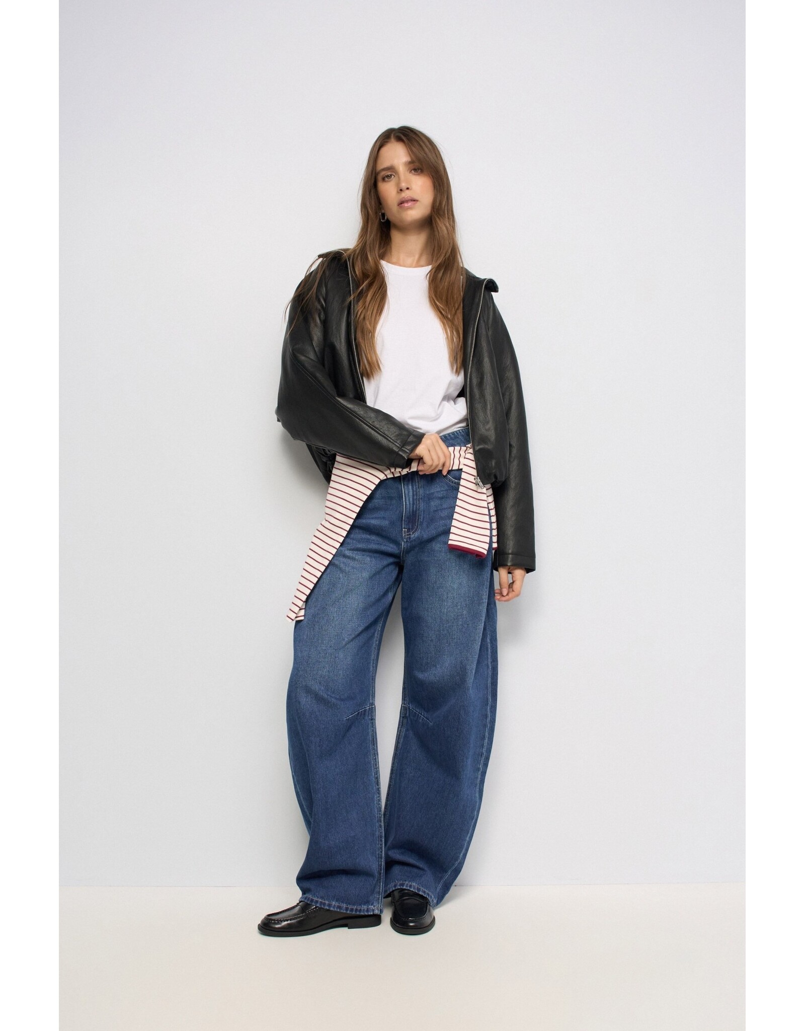 Salsa Jeans High rise Barrel leg jean