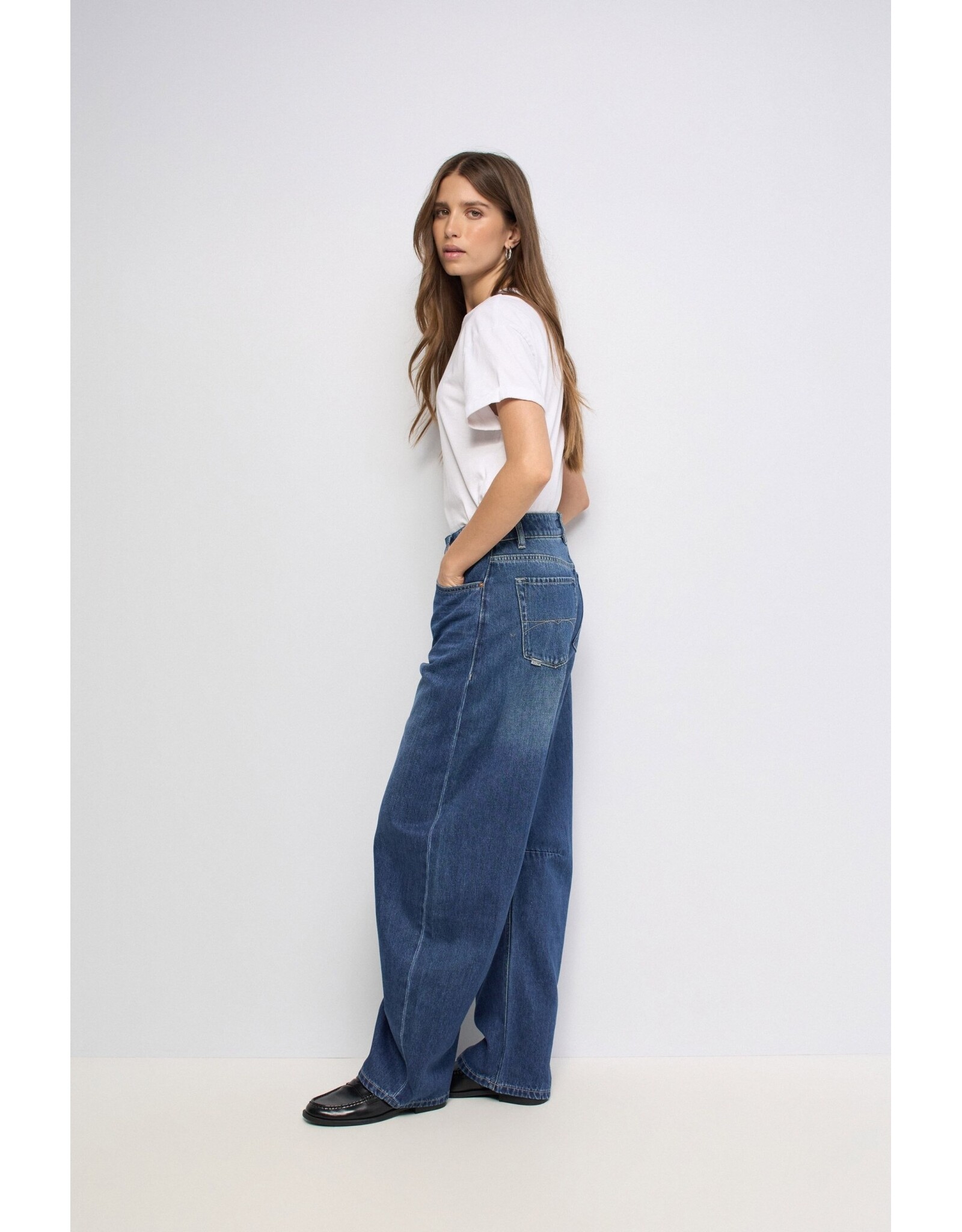 Salsa Jeans High rise Barrel leg jean
