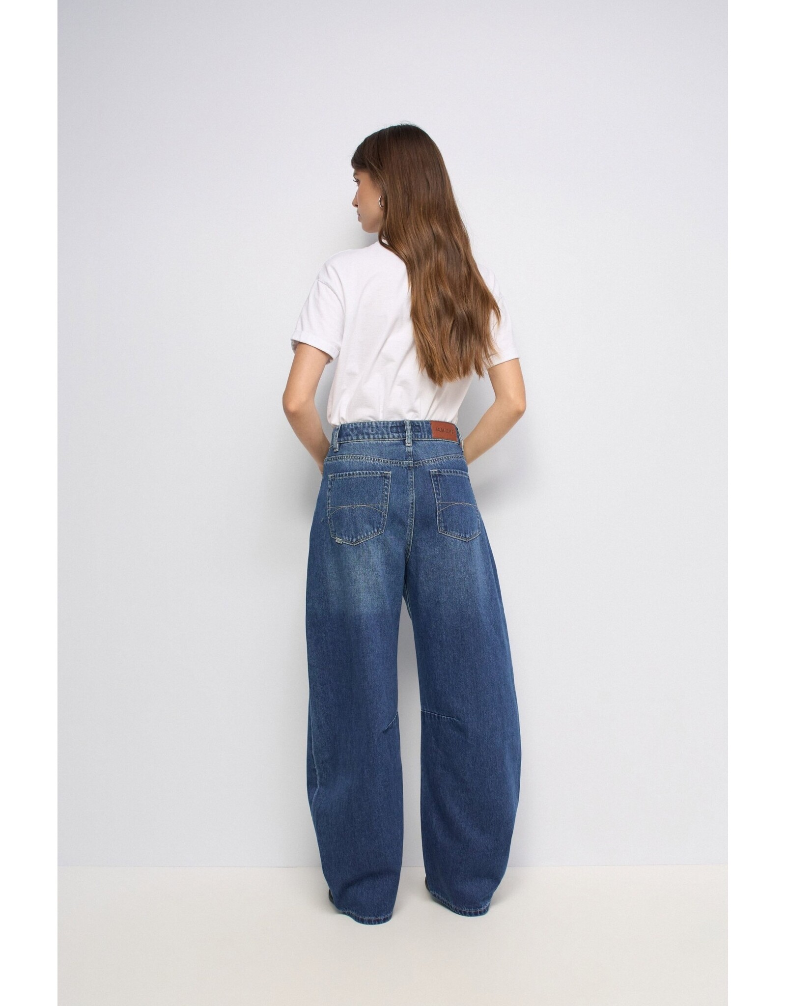 Salsa Jeans High rise Barrel leg jean