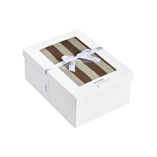 dreamflor Coffret cadeau de Noël Dreamflor, set de 4, sand/rocky brown, 2xserviettes de douche, 2xserviettes de toilette petites