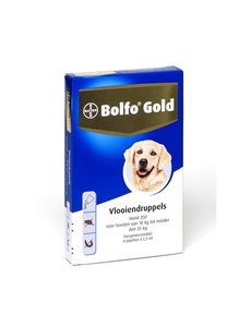 Bolfo Gold BAYER BOLFO GOLD HOND 250 4PIP