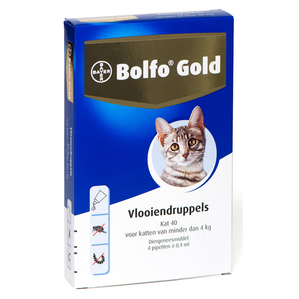 Bolfo Gold BAYER BOLFO GOLD KAT 40 4PIP