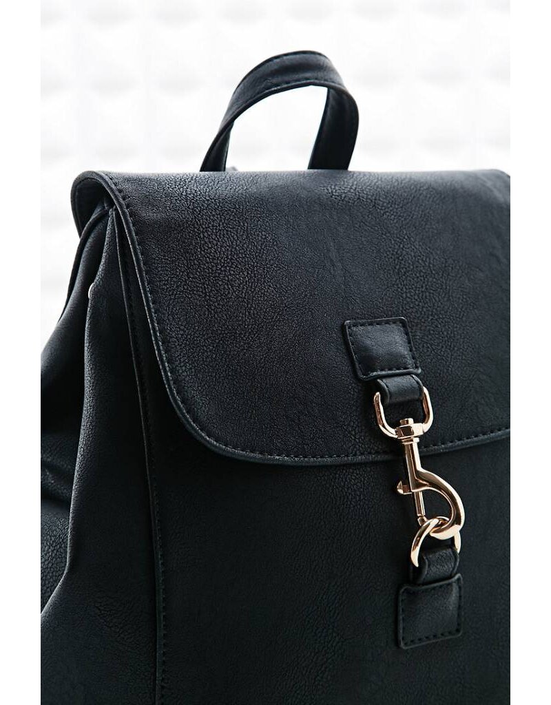 Small black backpack