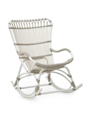 Exterior Monet Rocking Chair - Exterior - Dove White