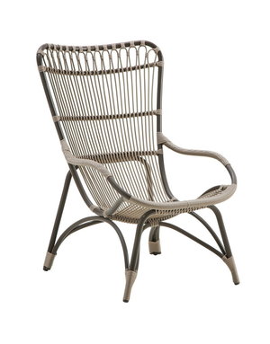 Exterior Monet High Back Chair - Exterior - Moccachino