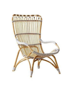 Affaire Chantal Highback Chair, White