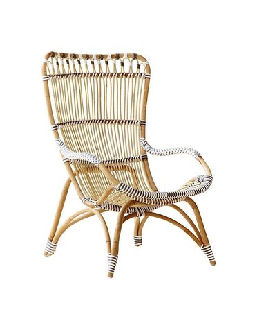 Affaire Chantal Highback Chair, White