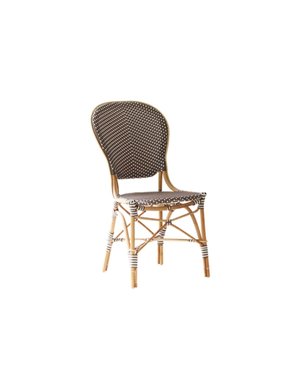 Affaire Isabell Side Chair, Cappucino with White Dots