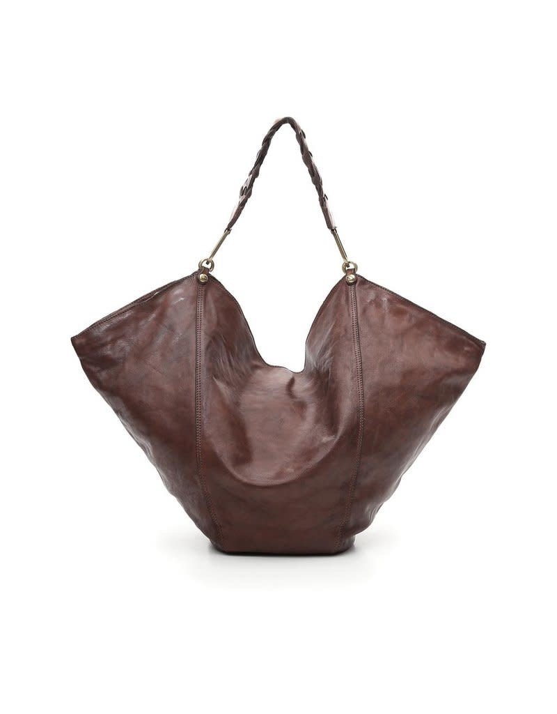 Campomaggi Anna L Shoulder bag. Large. Genuine leather. Moro.