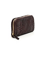 Campomaggi Wallet. Genuine Leather. Optical woven. Moro.
