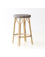 Affaire Simone Counter Stool, Cappucino with White Dots