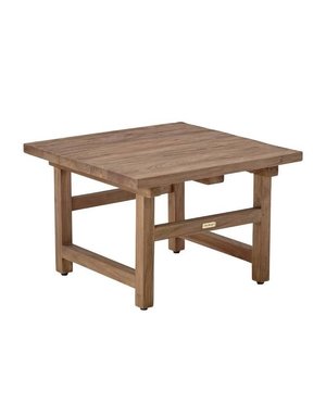 Teak Alfred Side Table.  60x60 cm.,Old Teak.