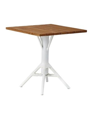 Affaire Nicole Cafe Table Base. White. ,Assorted tops available separately