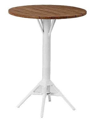 Affaire Nicole Bar Table White Base,,-assorted tops available separately