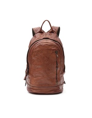 Campomaggi Backpack. Genuine Leather. Cognac.