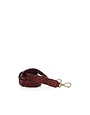 Campomaggi Shoulder Strap. Leather. Braided. Cognac.