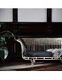 Icons Belladonna sofa by Franco Albini. Skin-on Natural.