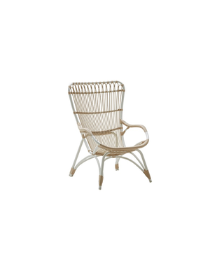 Exterior Monet High Back Chair - Exterior - Dove White