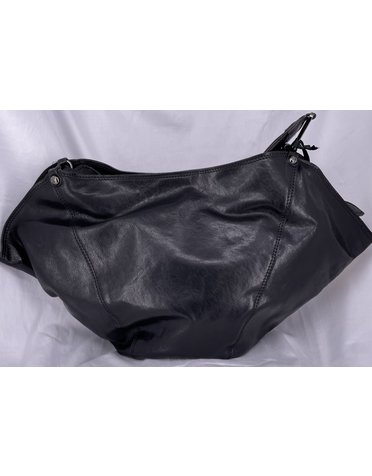 Campomaggi Anna M Shoulder bag. Medium. Goat leather. Black.