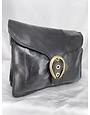 Campomaggi Crossbody. Genuine Leather. P/D Black.