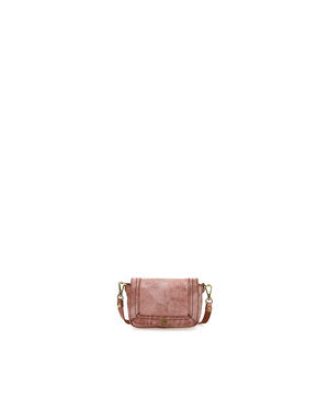 Campomaggi Crossbody Small. Laminated Leather. No P/D Flamingo.