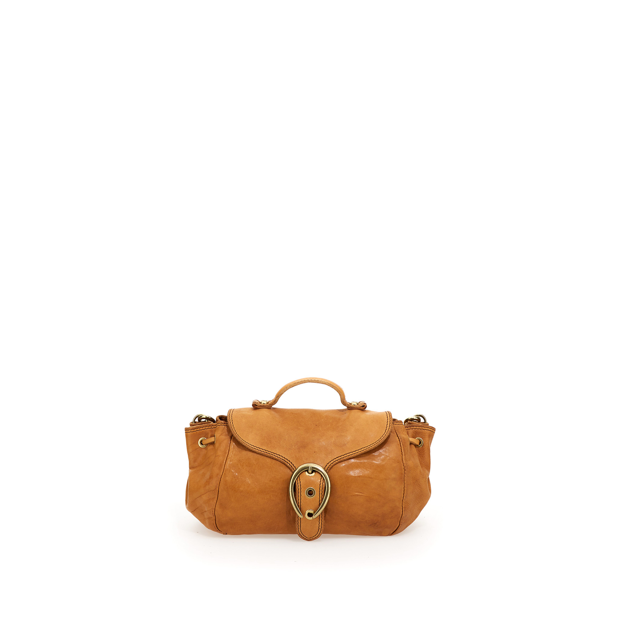 Campomaggi Doctor bag.  Mini. Leather - P/D Camel.