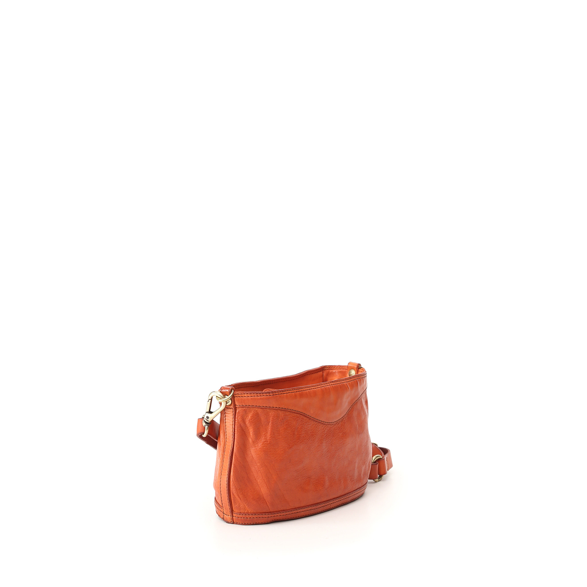 Campomaggi Bucket bag. Small. Leather. P/D Baked.