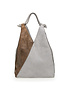 Caterina Lucchi Shoulder Bag. Calf Leather + Leather. P/D Turtledove.