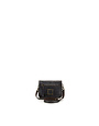 Campomaggi Coin  Purse + Crossbody. Laminated Leather + Studs. No P/D Antracite.