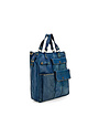 Campomaggi Shopping Bag. Big. Leather. P/D Sapphire