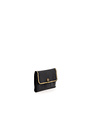 Campomaggi Wallet + Coin Purse. Leather + Studs. P/D Black