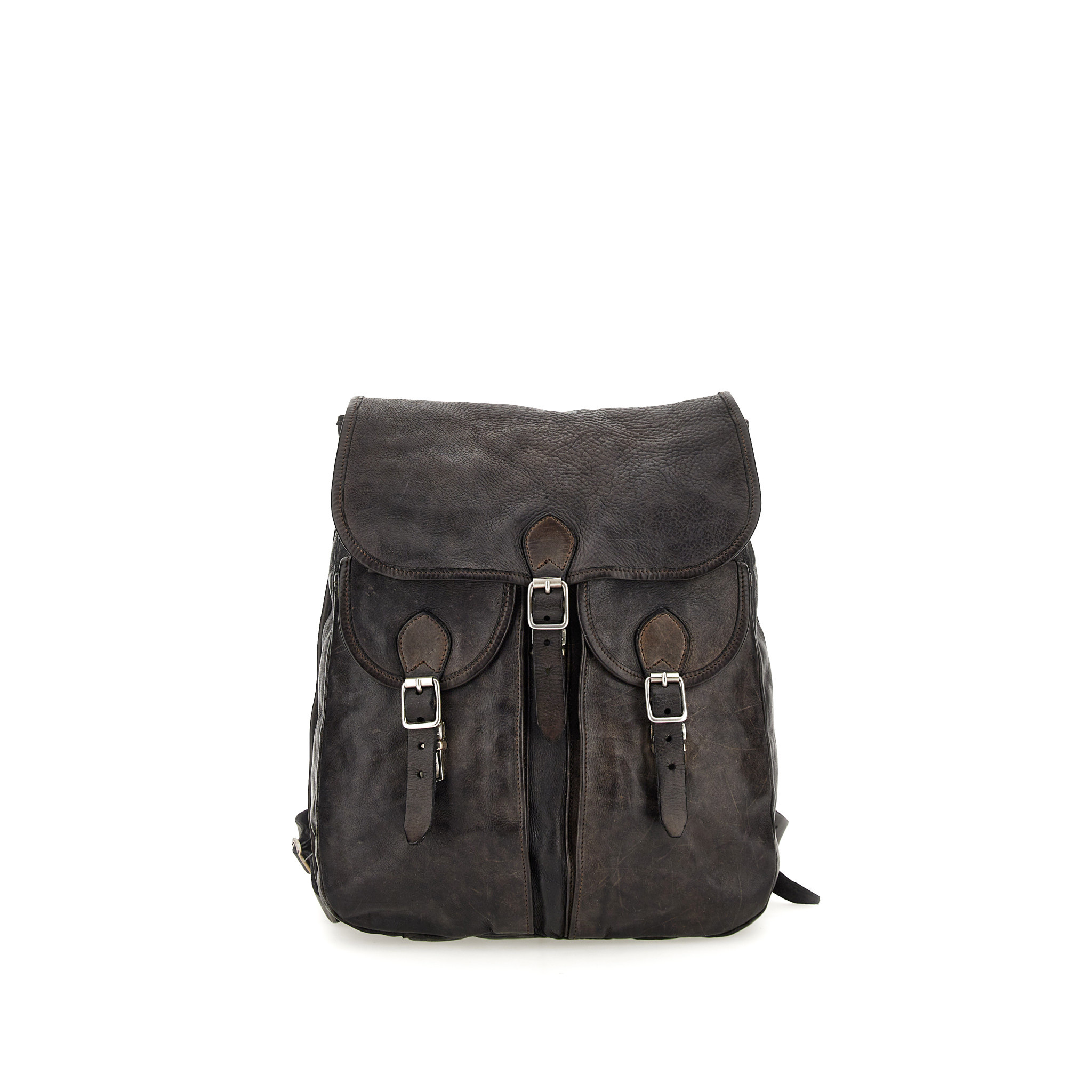 Campomaggi Venere Backpack. Vacc. T/C Grigio.