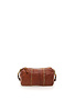 Campomaggi Crossbody Bag. Leather + Studs Profile. P/D Cognac