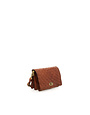 Campomaggi Crossbody Bag. Leather Quilt. P/D Cognac