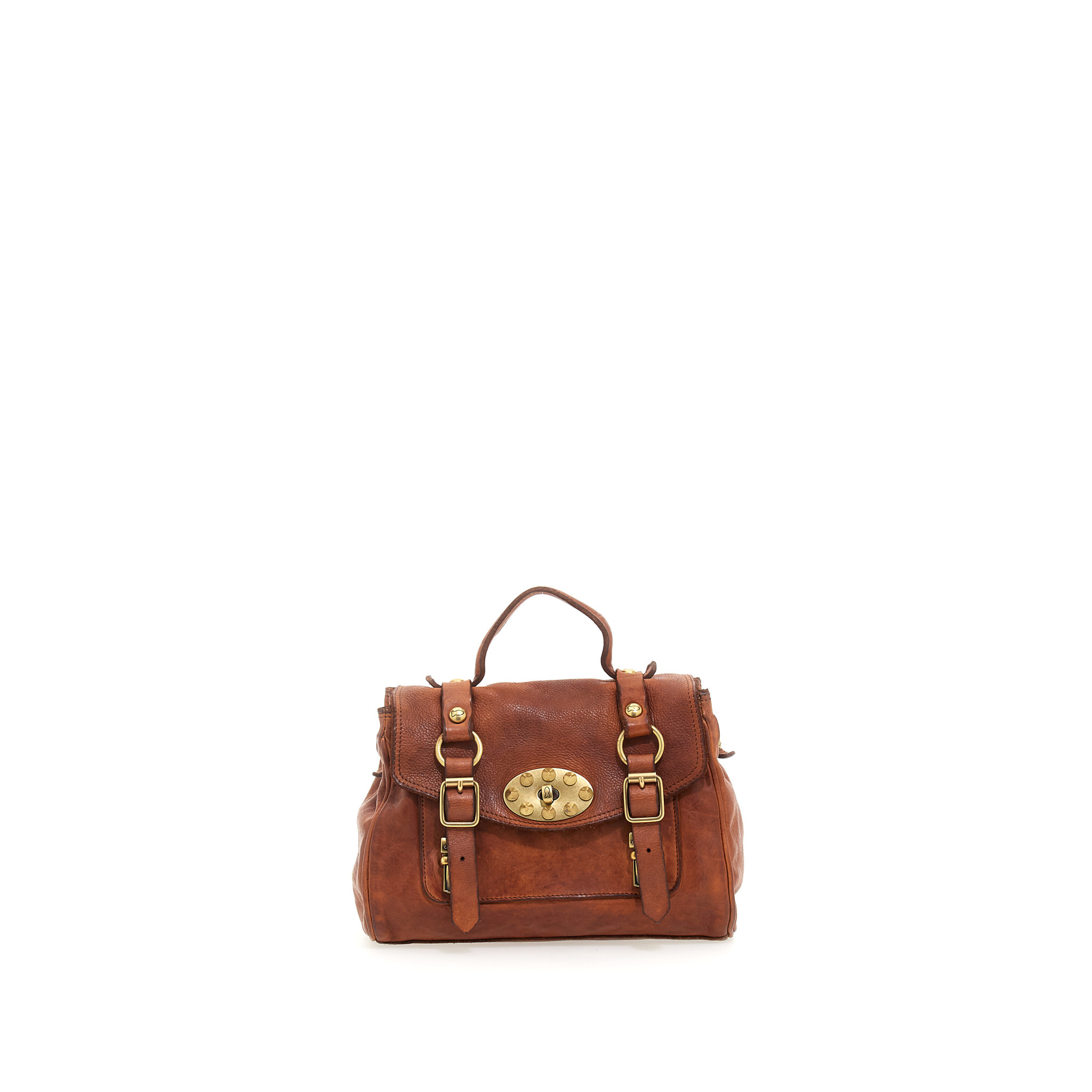 Campomaggi Briefcase. Leather. P/D Cognac