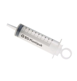 BD Injectiespuit 100 ml voor reinigen Trigon P-valve
