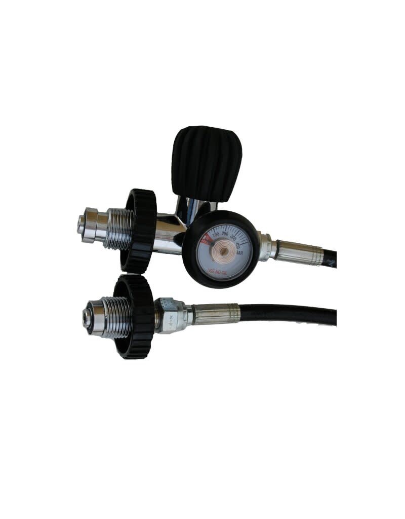 Polaris Overhevel set 1 meter met drukmeter DIN 300 Bar