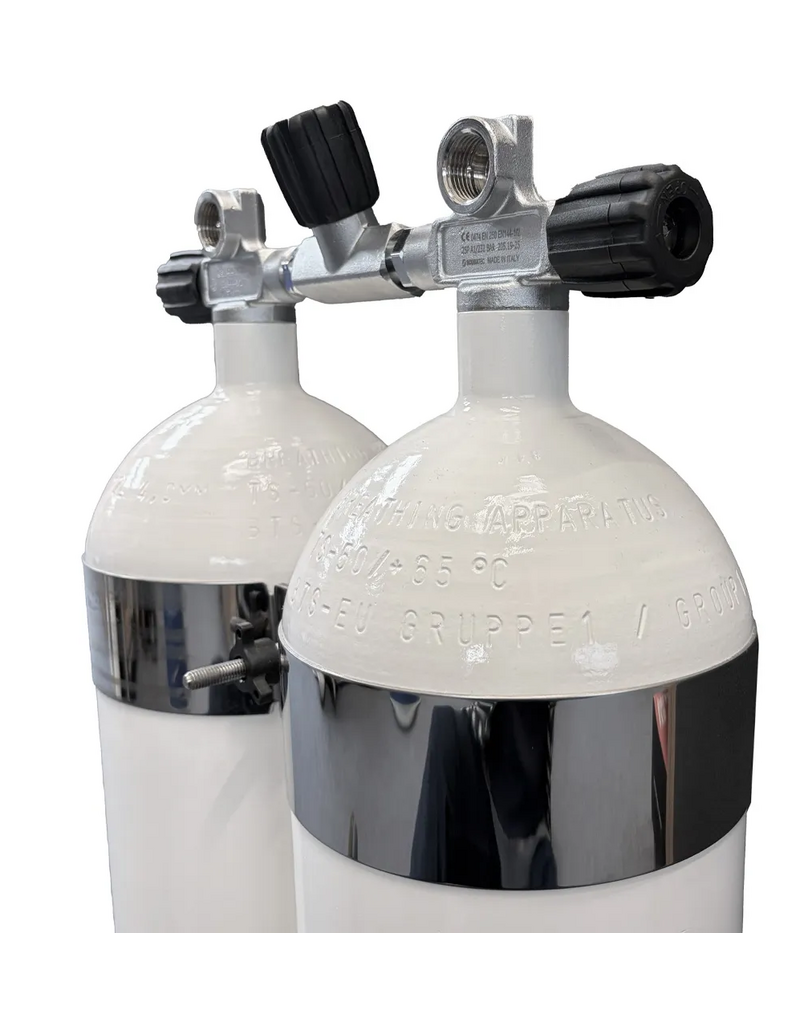 ECS Dubbelset/twinset 12L steel 232Bar concave