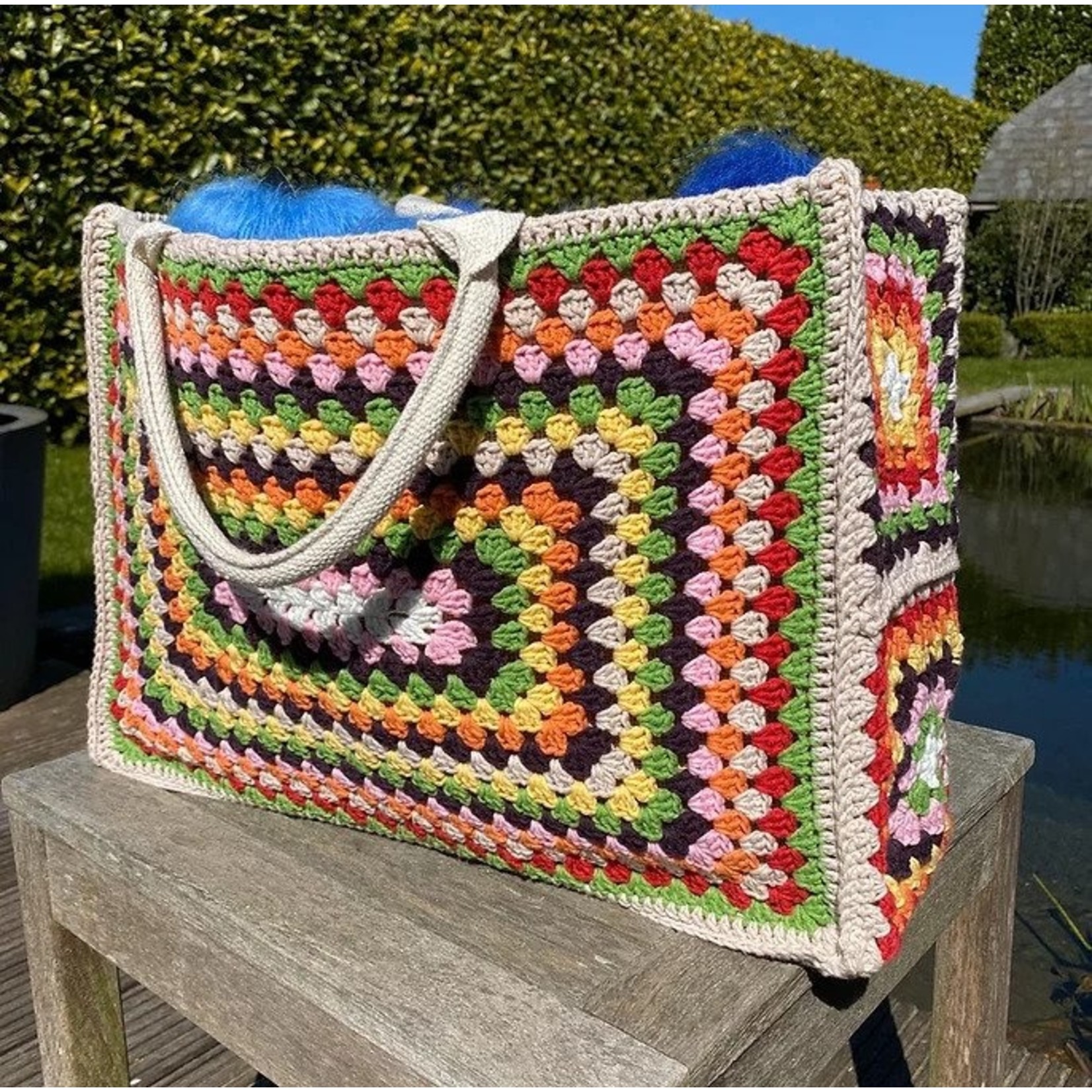 Haakpakket Summer Granny Square Big Shopper
