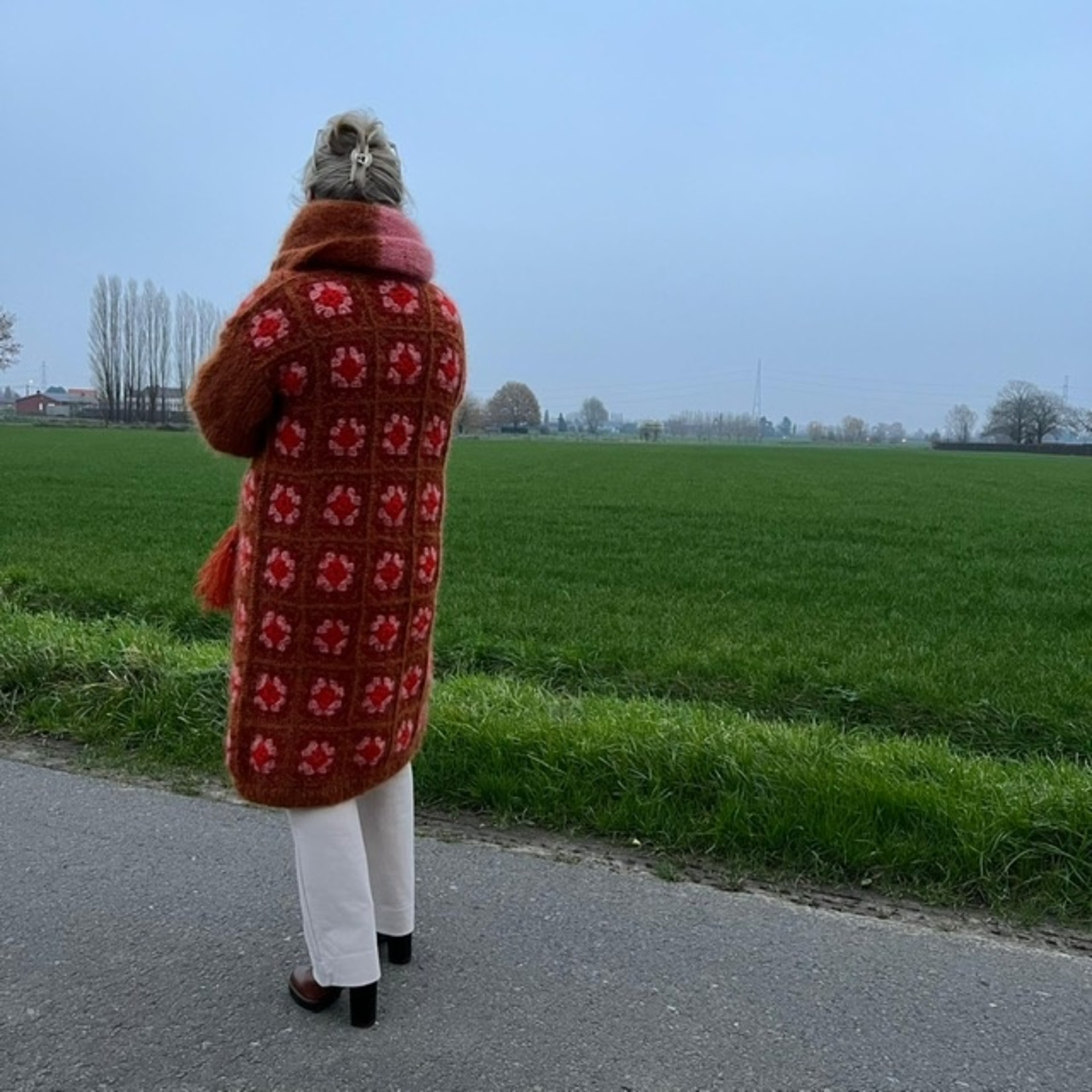 Pakket Mohair vest combo brei/haak Granny Square