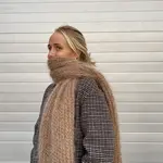 Patroon Mohair Sjaal in Sjaalsteek voor beginners