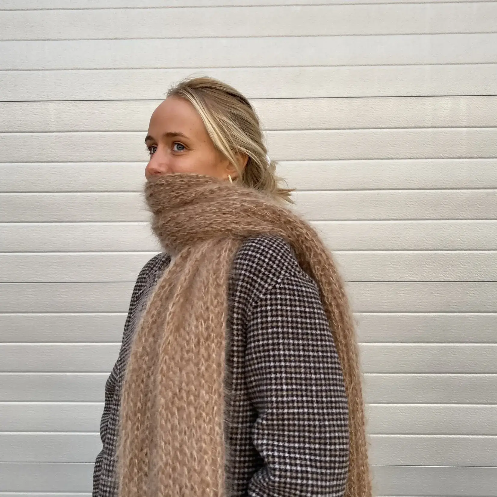 Patroon Mohair Sjaal in Sjaalsteek voor beginners