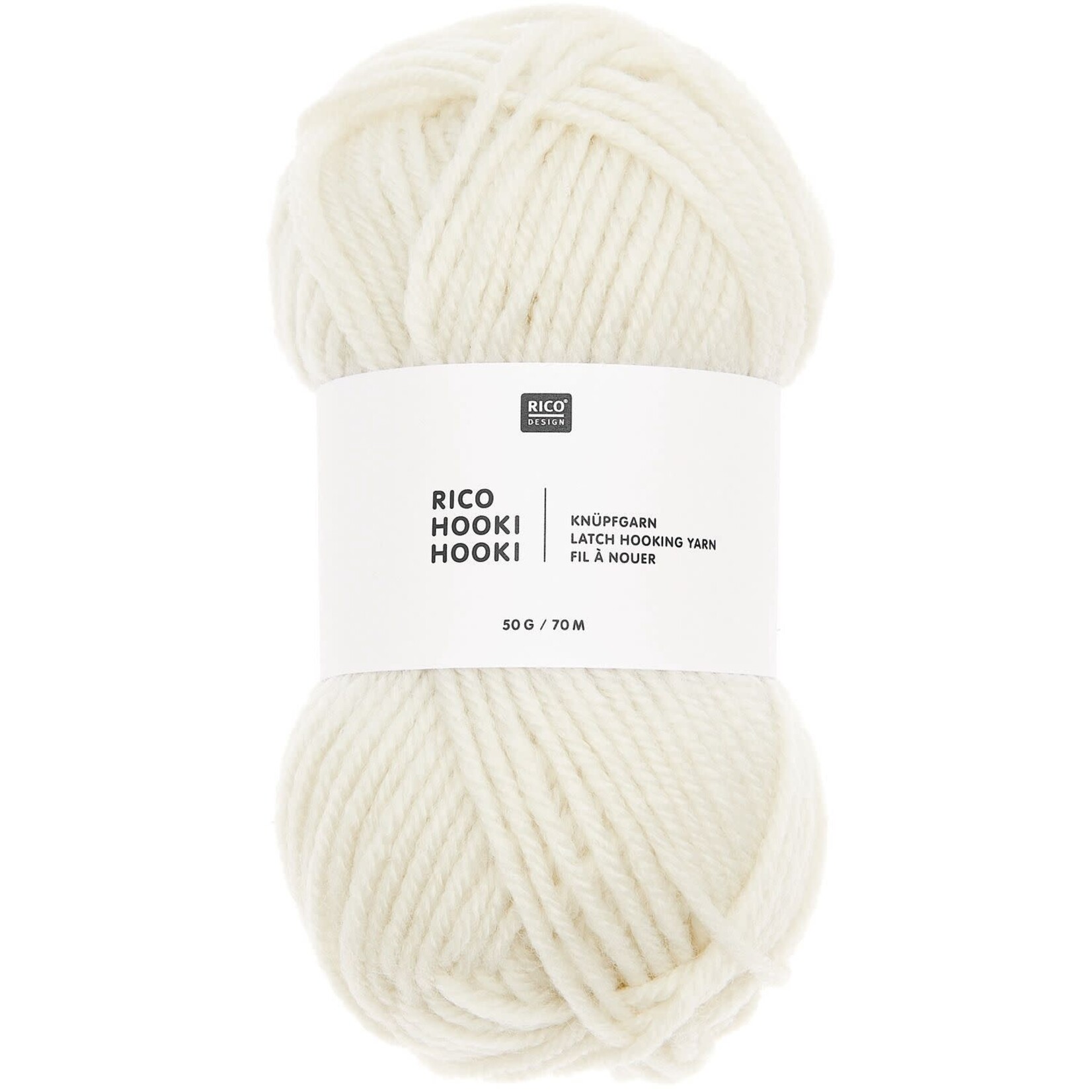 Rico Rico Hooki Hooki Knoopgaren Off White 50g 70m